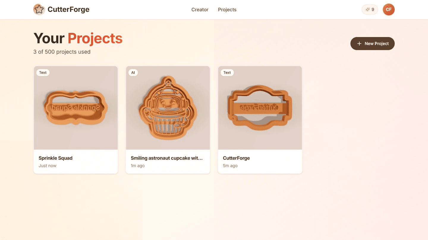 Etsy cookie cutter design workflow for custom listings and STL prototypes
